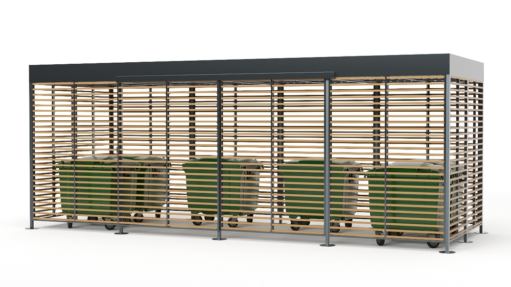 Контейнерная с откатными воротами SK00119