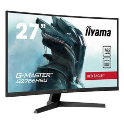 Монитор LCD IIYAMA 27" G2766HSU-B1 (VA 1920x1080 165Hz 1ms 178 / 178 250cd 3000:1 8bit 2xHDMI2.0 2xDisplayPort1.4 2xUSB2.0 AMDFreeSync 2x2W VESA)