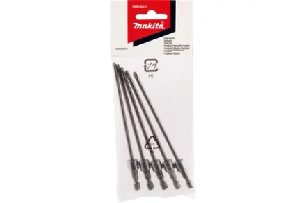 Биты PM2 для насадки автоподачи для DFS250/2200/4000/6200, 130мм, 5шт. Makita 199155-7