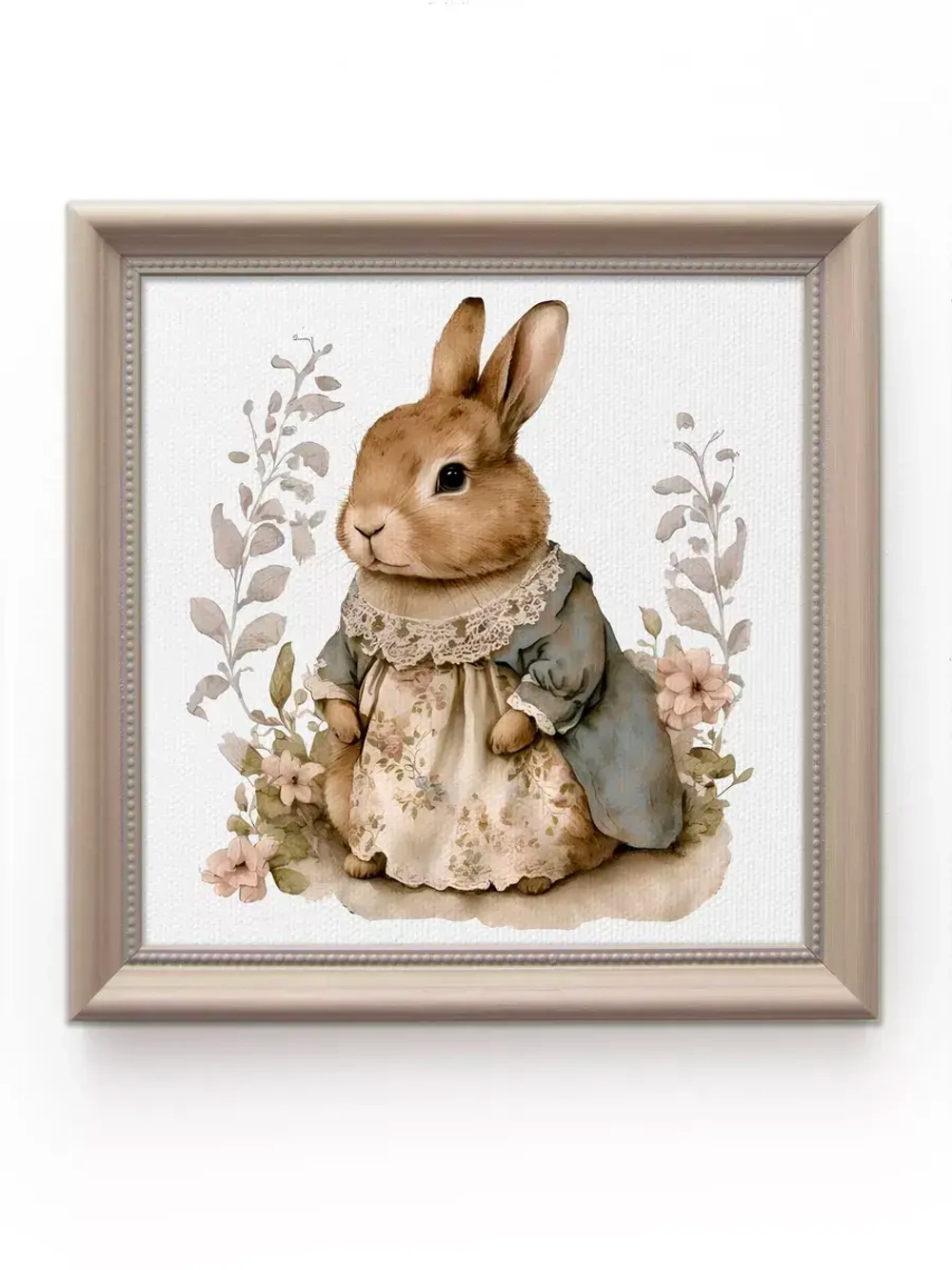 Картины на стену интерьерные на холсте 4 шт, 23*23 см