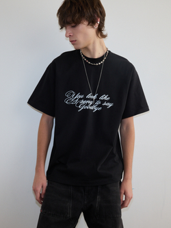 Футболка Goodbye, черная