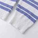 Свитер Ymkashix Soft Strips белый/голубой