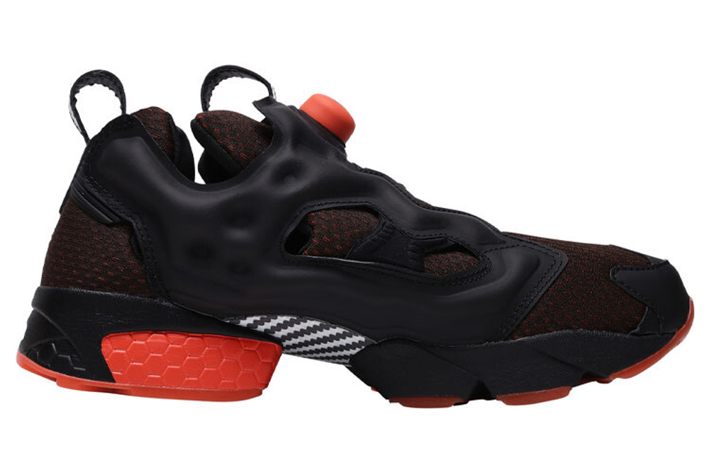 Reebok Instapump Fury Casual Shoes Black Orange