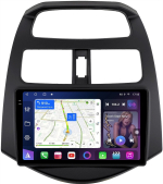 Магнитола для Chevrolet Spark M300 2009-2025+, Ravon R2 - FarCar BM3039M-2K монитор 9.5" 2K QLED на Android 14, TS10, 4+32Гб, CarPlay, 4G SIM-слот