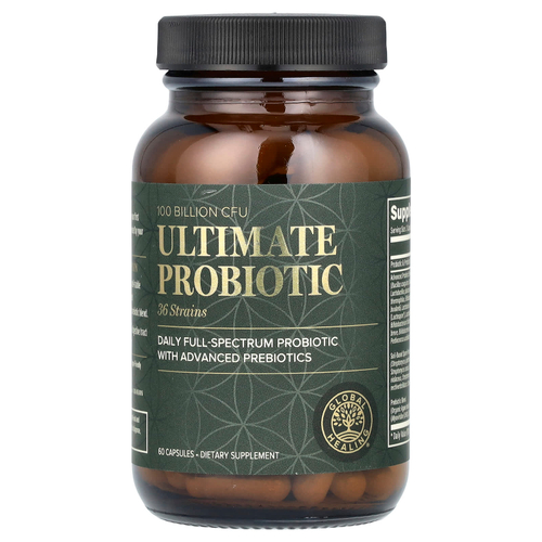 Global Healing, Ultimate Probiotic, 100 млрд КОЕ, 60 капсул