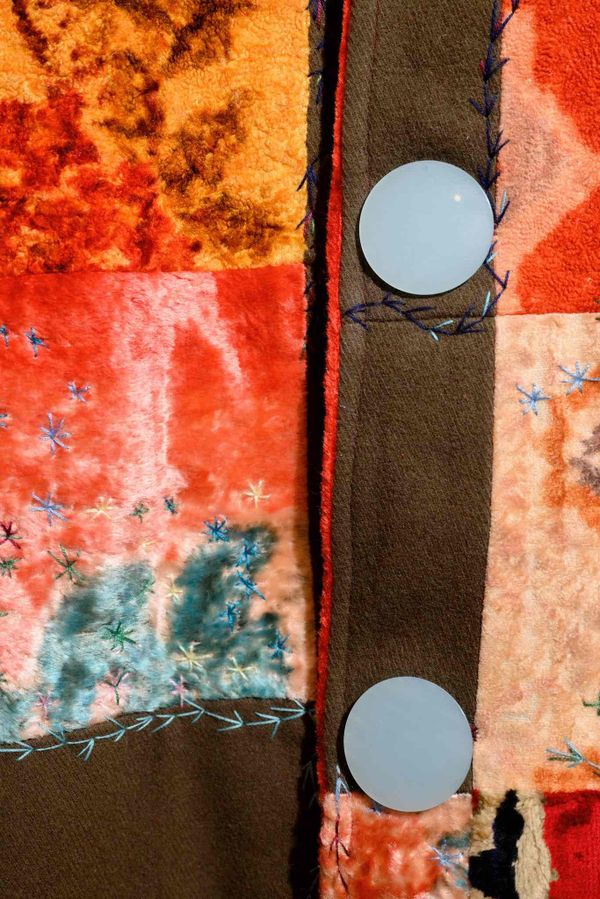 Куртка Velvet Pachwork Jacket - фото 6