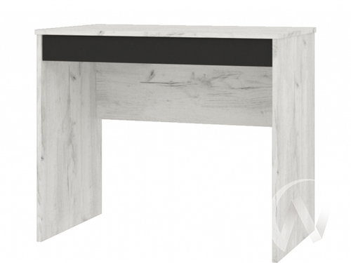 Стол письменный секция №3 НКМ Кент-1 (дуб крафт белый/антрацит)