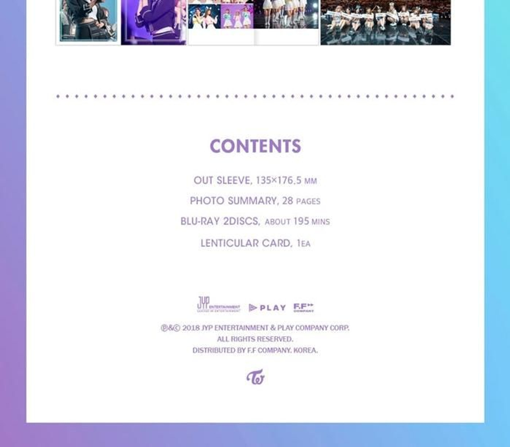 видео TWICE - TWICELAND : The Opening Encore BRU-RAY