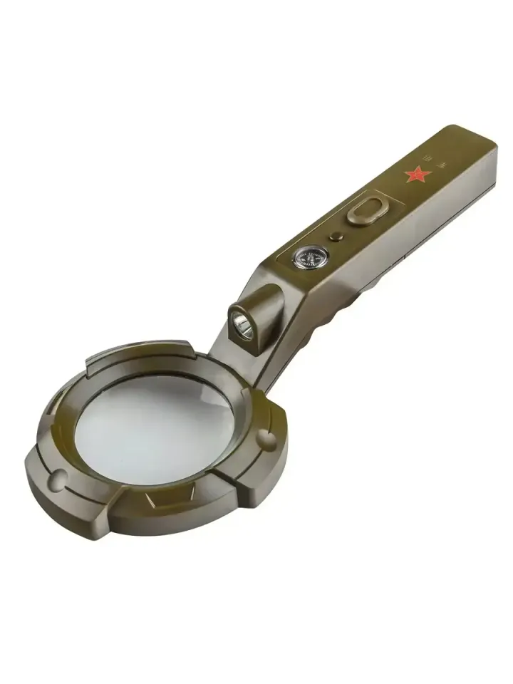 Лупа выживальщиков Fineway FW-600 с подсветкой и компасом