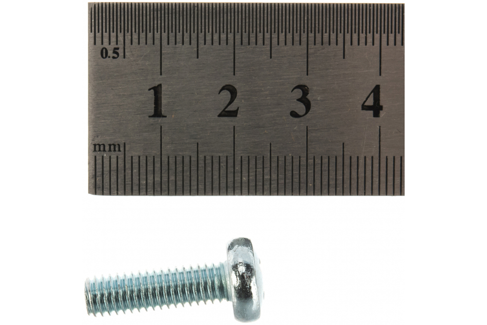 ВИНТ СТРОЙБАТ С ПОЛУКР/ГОЛОВОЙ ОЦИНК DIN 7985 М 6Х20 10ШТ