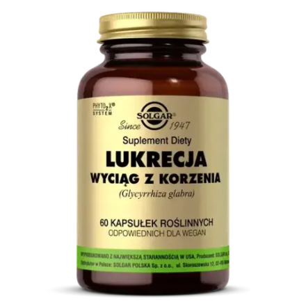 Solgar Экстракт корня лакрицы, 60 капсул