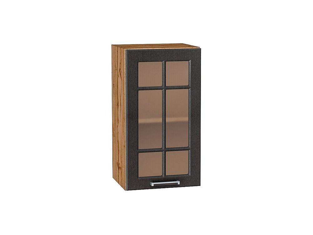 Шкаф верхний с 1-ой остекленной дверцей Прага