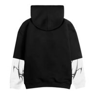 Худи ATF с двойн.рукавом Dark Wood, черный