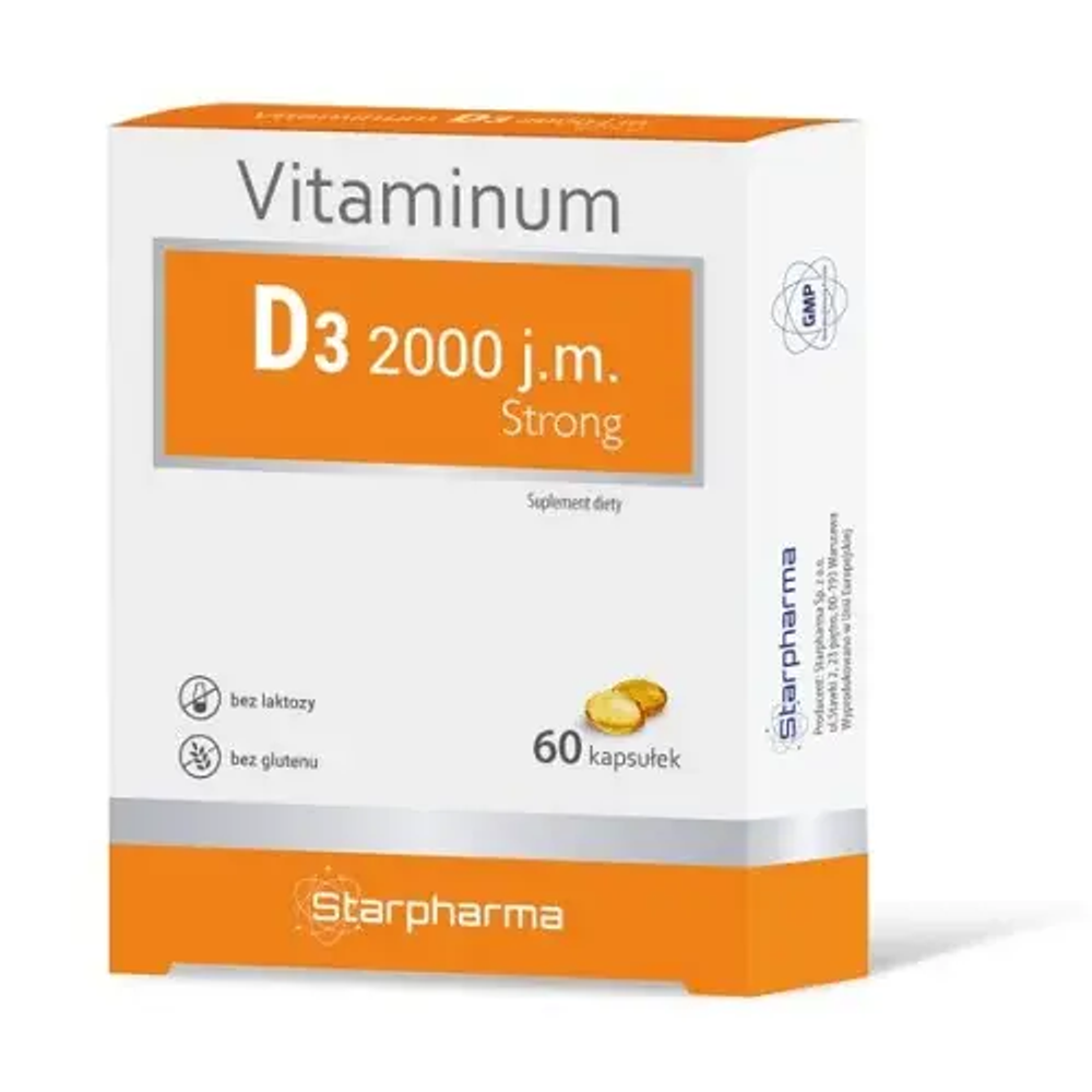 Starpharma Vitaminum D3 Strong 2000 - 60 капсул