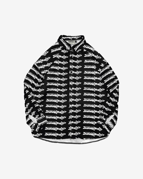 Рубашка Logo Флисовая Черная - фото 1