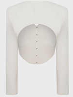 Жакет с открытой спиной