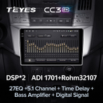 Teyes CC3 2K 9"для Toyota Harrier, Lexus RX 300 2003-2009