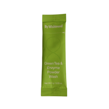 Пудра энзимная с зелёным чаем By Wishtrend Green tea & enzyme powder wash