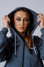 Кофта Relaxed Zip Hoodie POWER 895 GREY