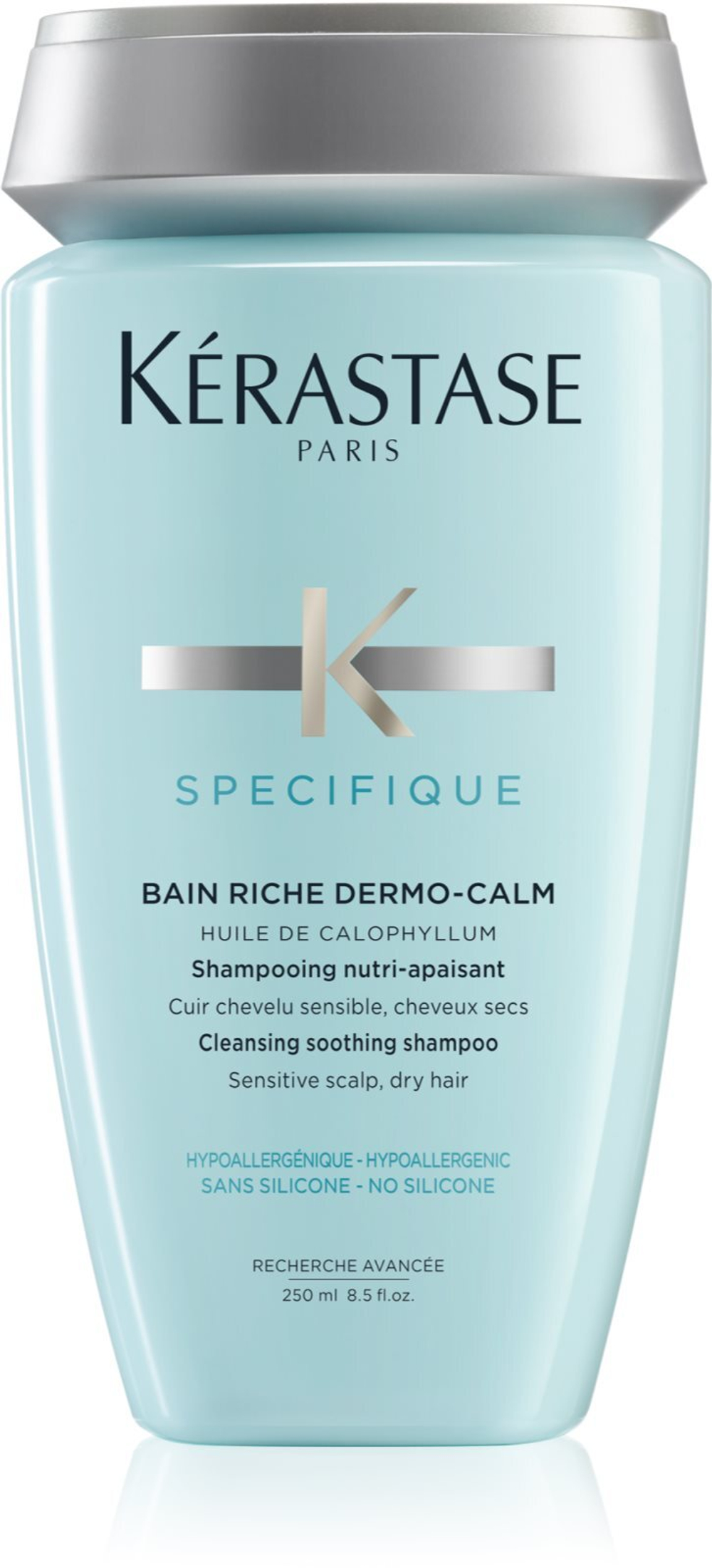 Kerastase Specifique Bain Riche Dermo-Calm - шампунь для чувствительной кожи головы и сухих волос /  bez silikonu 250  ml  / GTIN 3474636397396