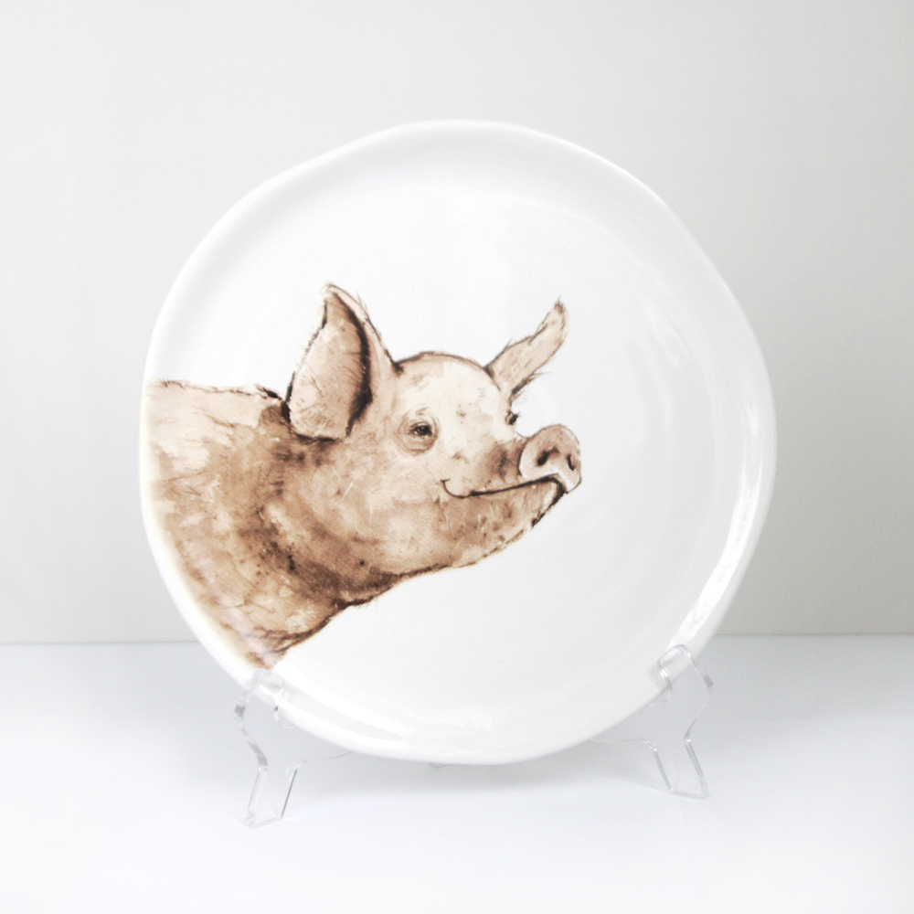 Тарелка "Свинья" (Animaux de le ferme)