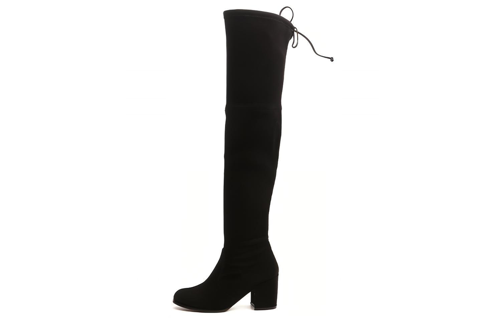 Stuart Weitzman/SW Leather Over the knee Boots Women"s Black