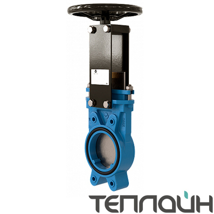 Шиберная ножевая задвижка Valstok VAB DN 150 PN 10 межфланцевая