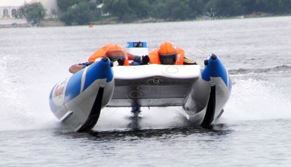 Надувной катамаран Badger FS 380 Blue&amp;White