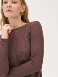 Лонгслив Slim Fit "Шоколад" женский