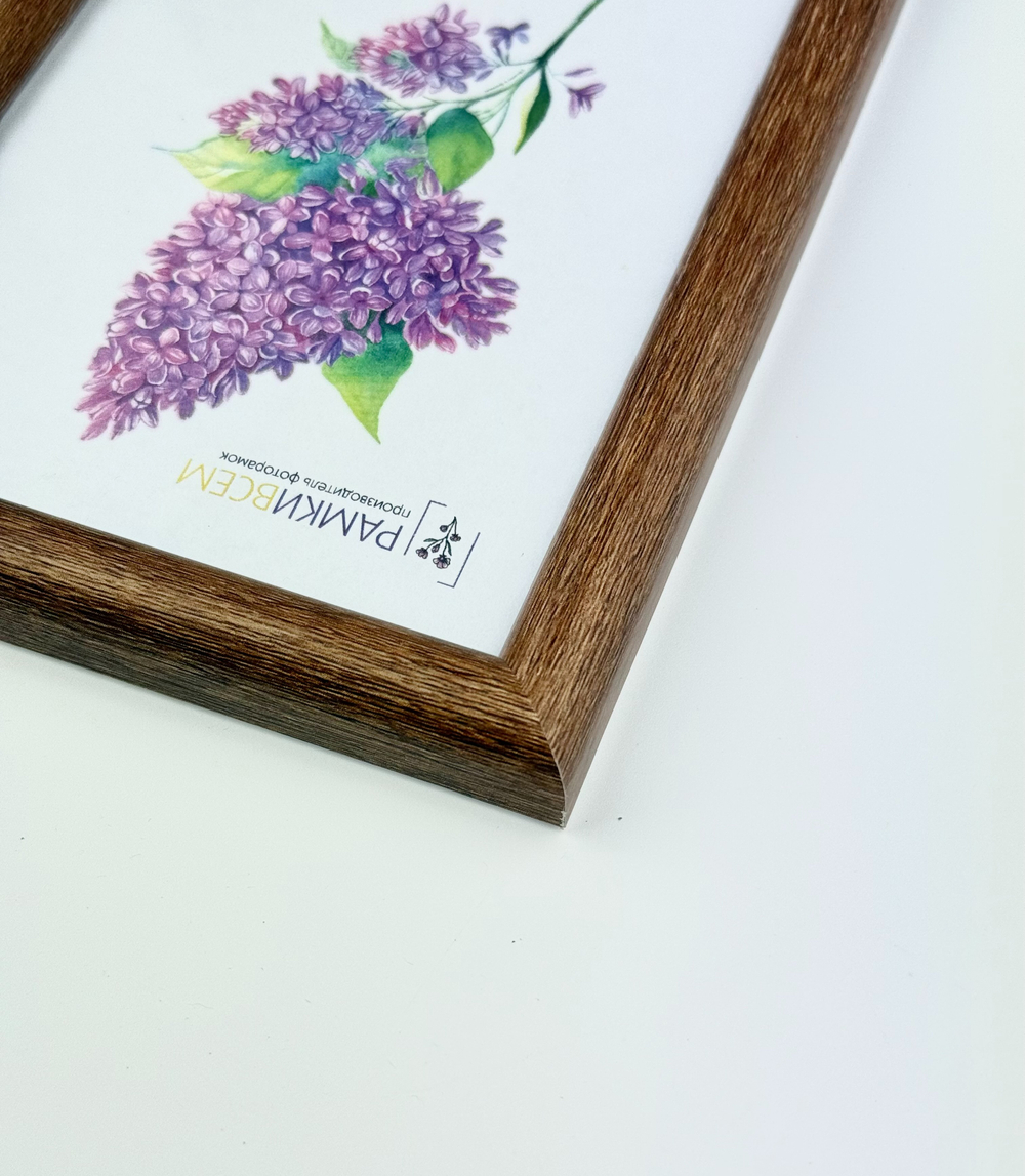 Фоторамка 10х15 см коричневая, арт. 1015.636565