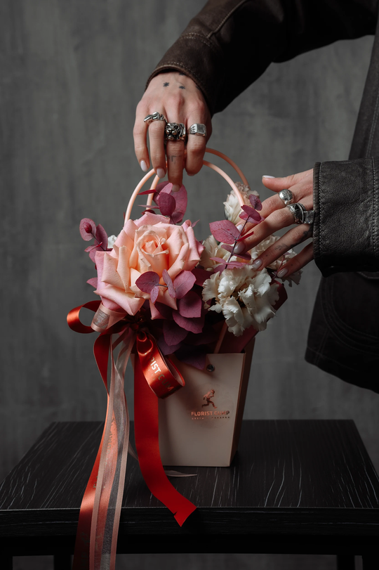 Сумочка "Вишневый крем"