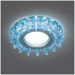 Св-к Gauss LED Backlight BL038 Кругл GU5.3 4100K кристалл/ хром