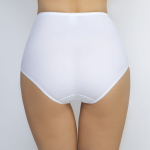 Трусики-макси с кружевными вставками (Размер: 54) (Цвет: белый)
