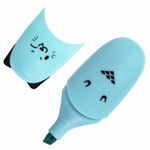 Набор текстовыделителей мини 6 ЦВЕТОВ BRAUBERG KIDS "CUTE CATS PASTEL", линия 1-5 мм, 152436