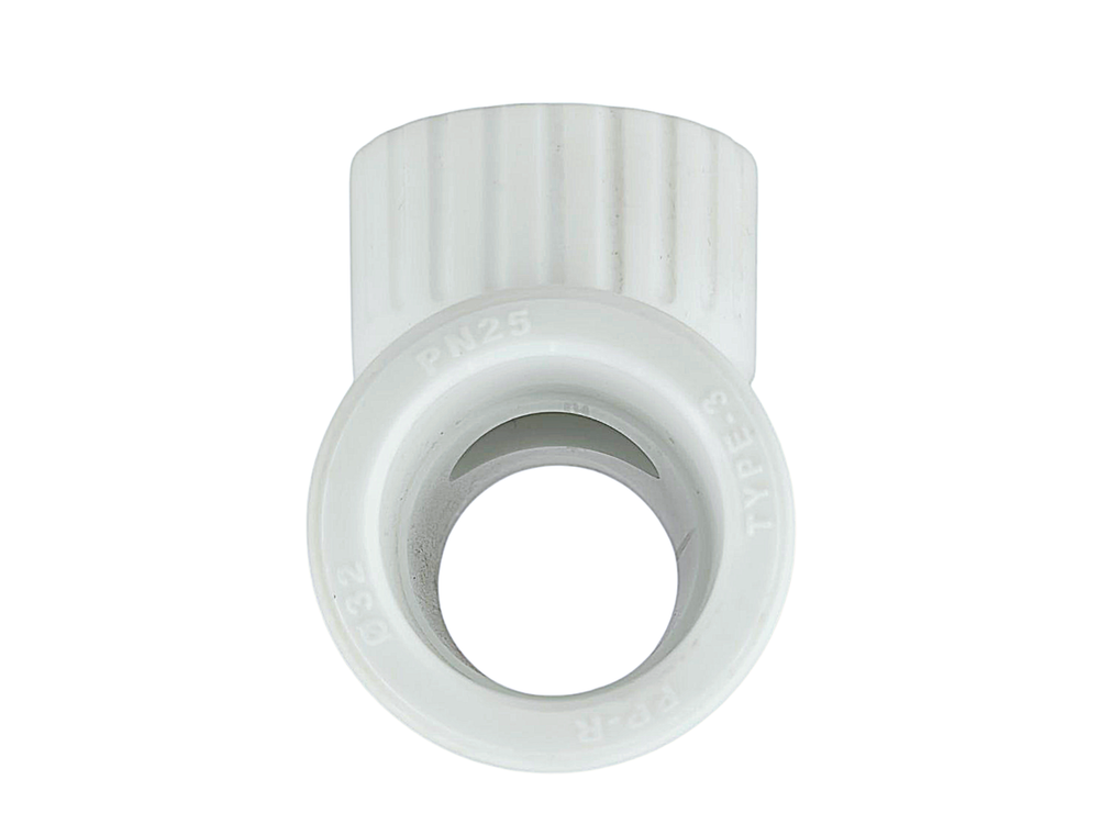 Тройник комбинированный PPR внутренняя резьба 32х 3/4,  белый, РТП (40/10)