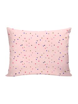 Постельное белье перкаль Сказка "Сердечки" 1,5-сп Наволочка 50х70 см 1 шт Простынь 150x215 см Пододеяльник 145x215 см