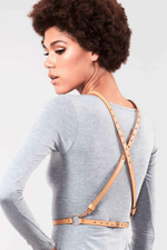 Коричневая упряжь Ypsilon Harness (Цвет: коричневый)