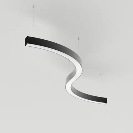 Светильник SP-LINE-HANG ARC-S3535-D1500-124W Warm3000 (BLACK, 230V) (Arlight, Металл) 034053(1)