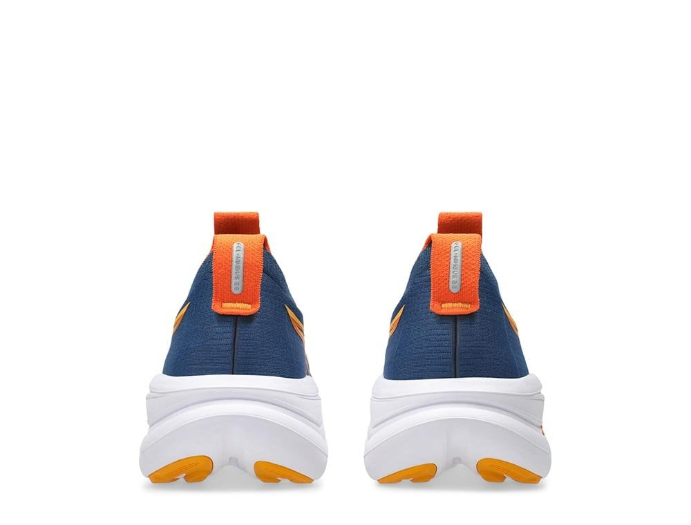 Кроссовки для бега мужские Asics Gel-Nimbus 28 M тёмно-синие/оранжевые