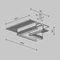 Угол-соединитель 45° Exility X встраиваемый под ГКЛ 12,5мм, черный Maytoni Technical EXILITY X Accessories for tracks Exility X TRA239CLS-42.12B