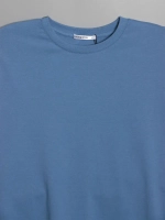 Футболка мужская летняя повседневная однотонная хлопок