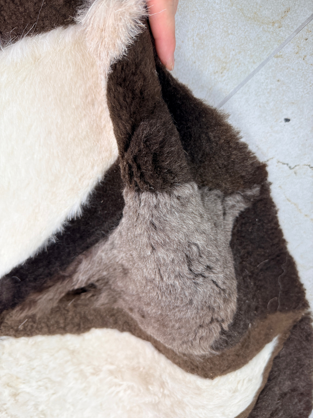 Ковер шкура натуральная овчина меховой