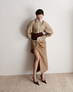 Юбка асимметричная  миди