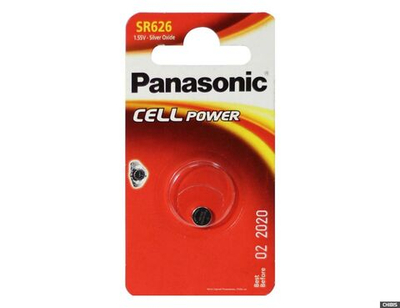 Батарейка Panasonic Silver Oxide SR-626 серебряно-оксидная 1 шт