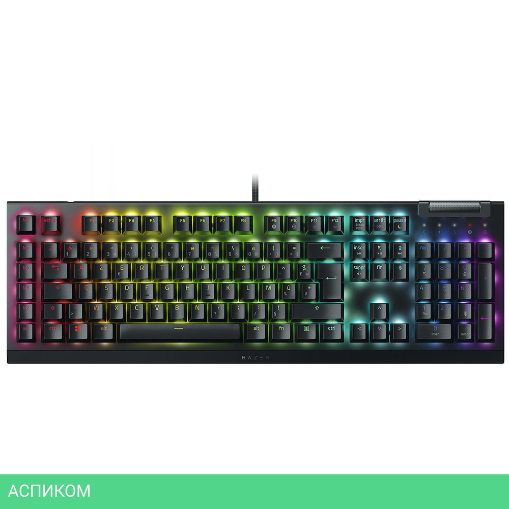 Клавиатура Razer BlackWidow V4 X Yellow Switch (RZ03-04702500-R3R1)