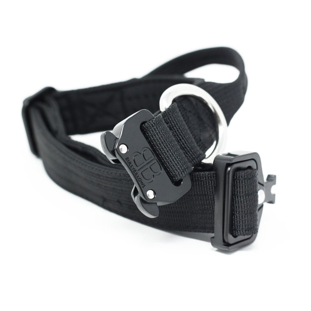 Ошейник Combat 2,5 см с ручкой BullyBillows