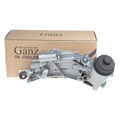 Радиатор масляный в сборе (масляный теплообменник ДВС) CHEVROLET Cruze/OPEL Astra J GANZ GIF07132