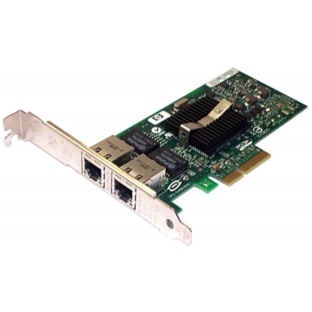 Сетевая карта HP NC360T PCI Express Dual Port Gigabit Server Adapter Pro/1000 PT i82571EB 2x1Гбит/сек 2xRJ45 LP PCI-E4x 412651-001