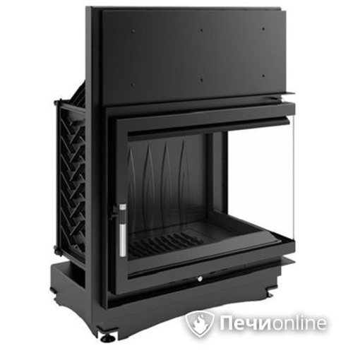 Каминная топка Kratki Amelia/P/BS (угловое стекло справа)