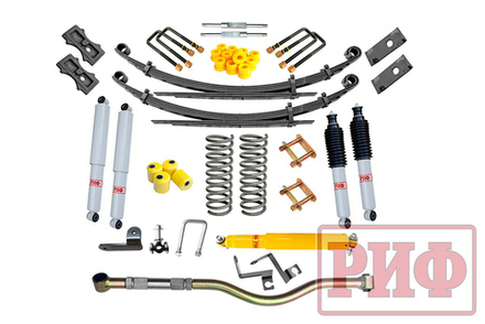 Лифт-комплект газовый УАЗ Патриот 2019+ лифт 50 мм жесткий РИФ
